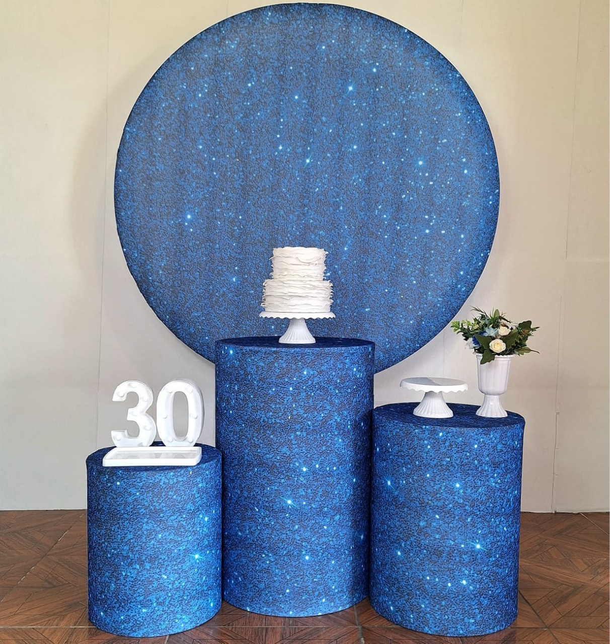 Glitter Azul * Kit Bronze - LupitoDecoraçõespegueemonte
