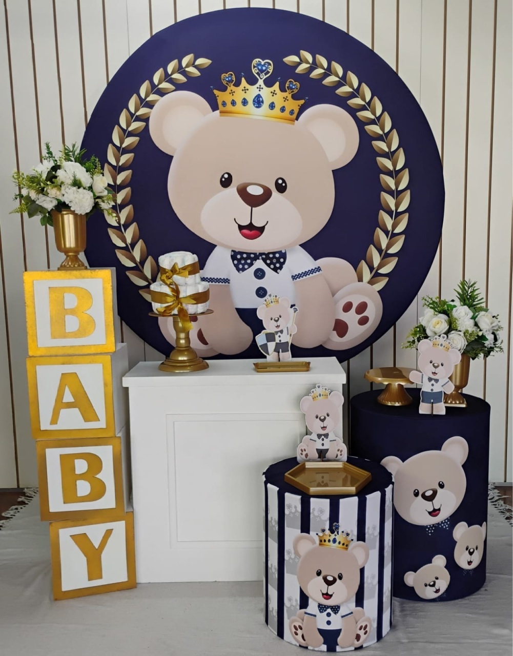 Ursinho Príncipe * Kit Baby Plus - LupitoDecoraçõespegueemonte