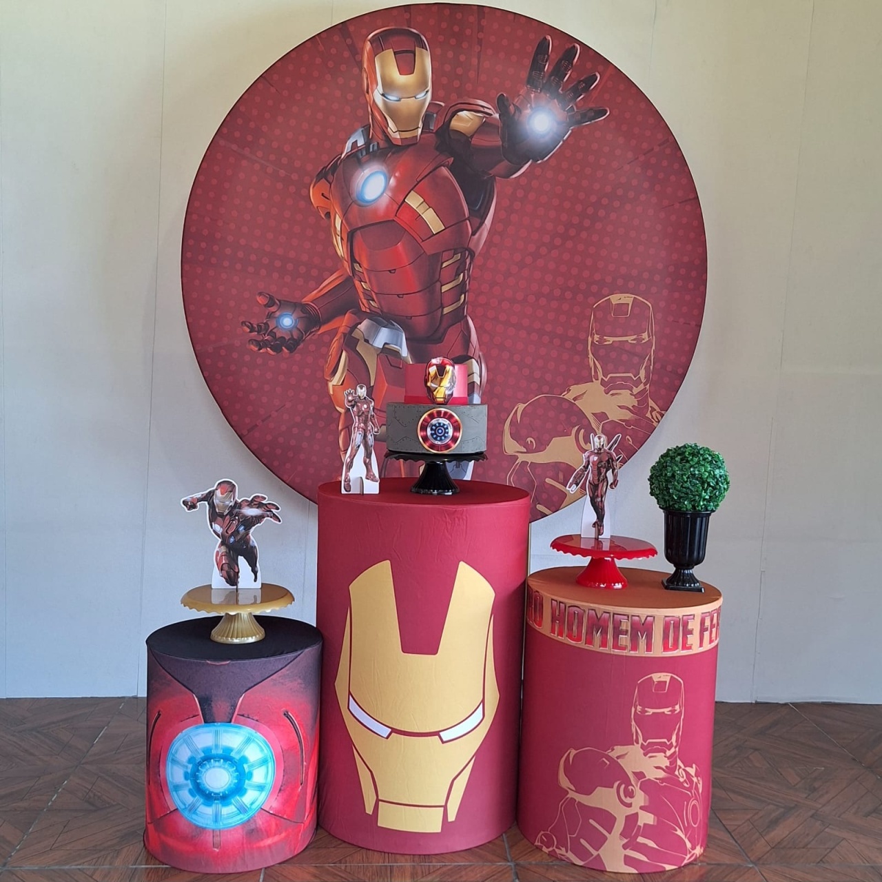 Homem de Ferro * Kit Bronze - LupitoDecoraçõespegueemonte