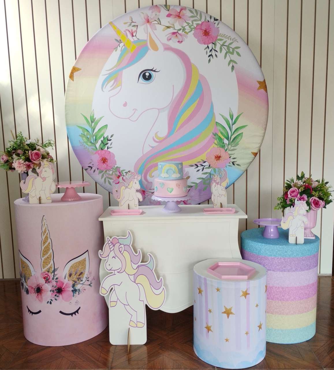 Unicórnio * Kit Prata - LupitoDecoraçõespegueemonte