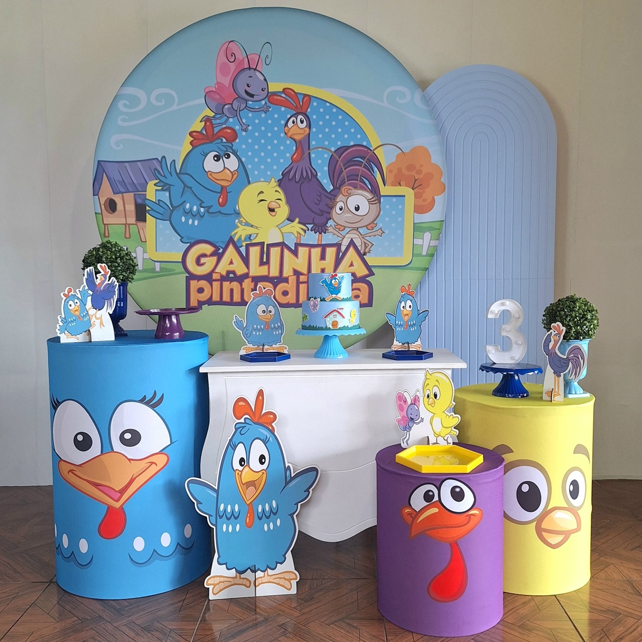 Galinha Pintadinha * Kit Diamante - LupitoDecoraçõespegueemonte