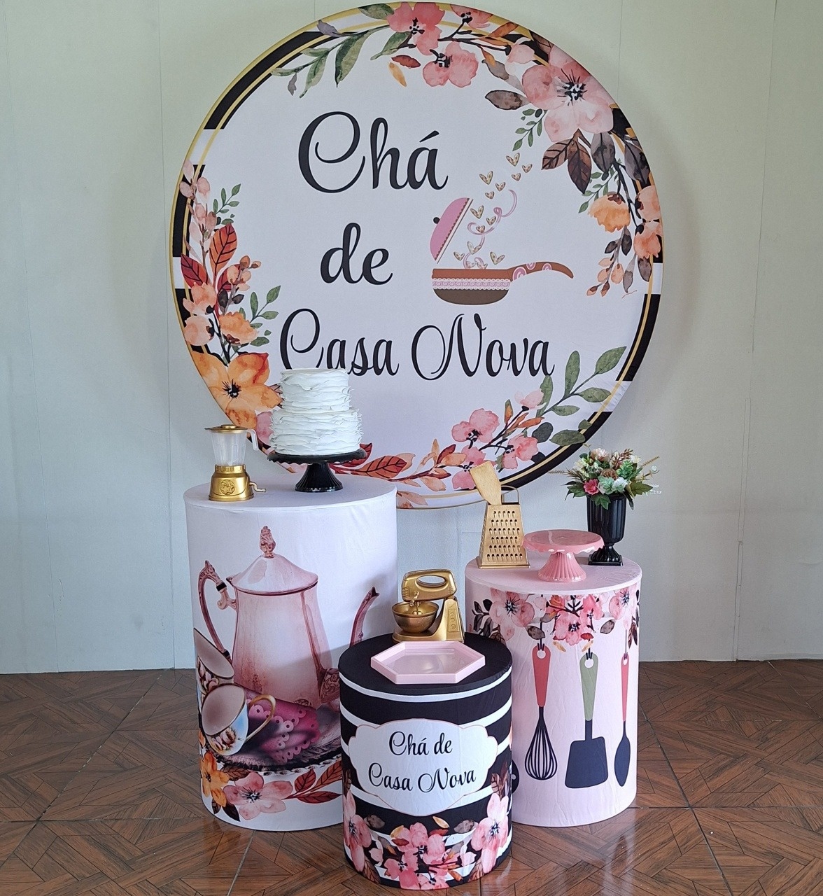 Chá Casa Nova 2 * Kit Bronze - LupitoDecoraçõespegueemonte