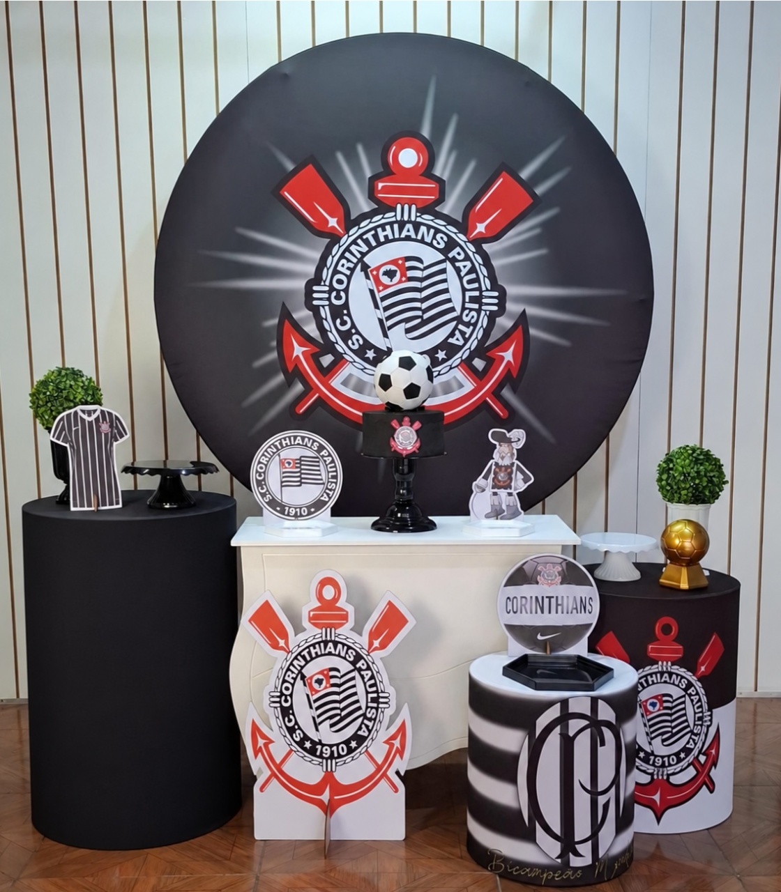 Corinthians * Kit Prata - LupitoDecoraçõespegueemonte