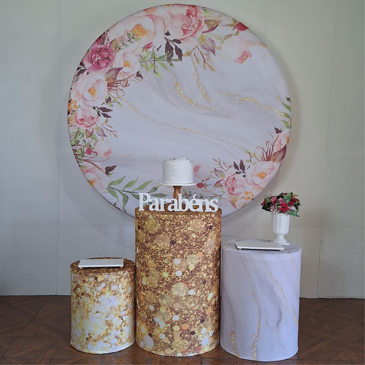 Floral Dourado * Kit Bronze - LupitoDecoraçõespegueemonte