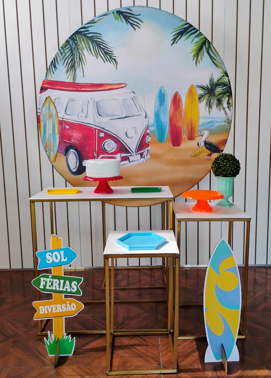 Luau Praia * Kit Mesa - LupitoDecoraçõespegueemonte