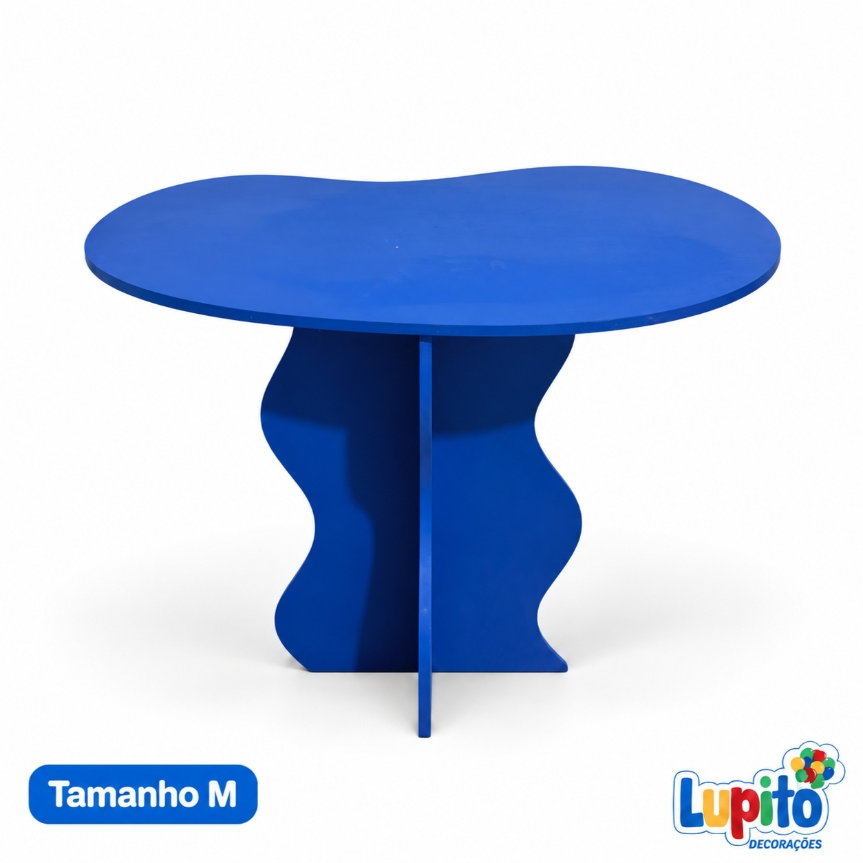 Mesa Orgânica M * Azul Escuro - LupitoDecoraçõespegueemonte