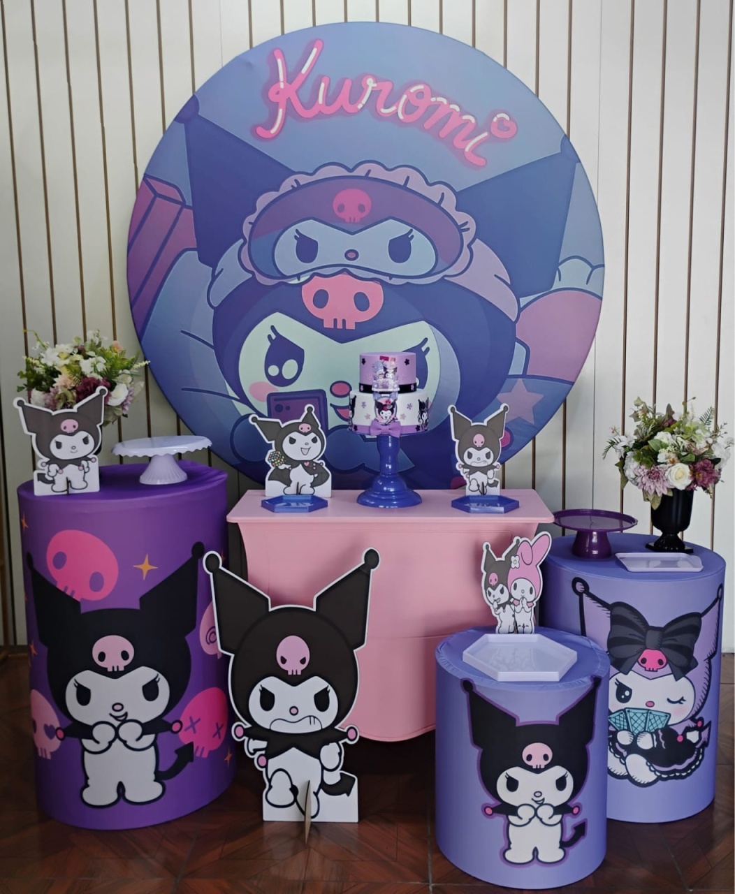 Kuromi * Kit Prata - LupitoDecoraçõespegueemonte