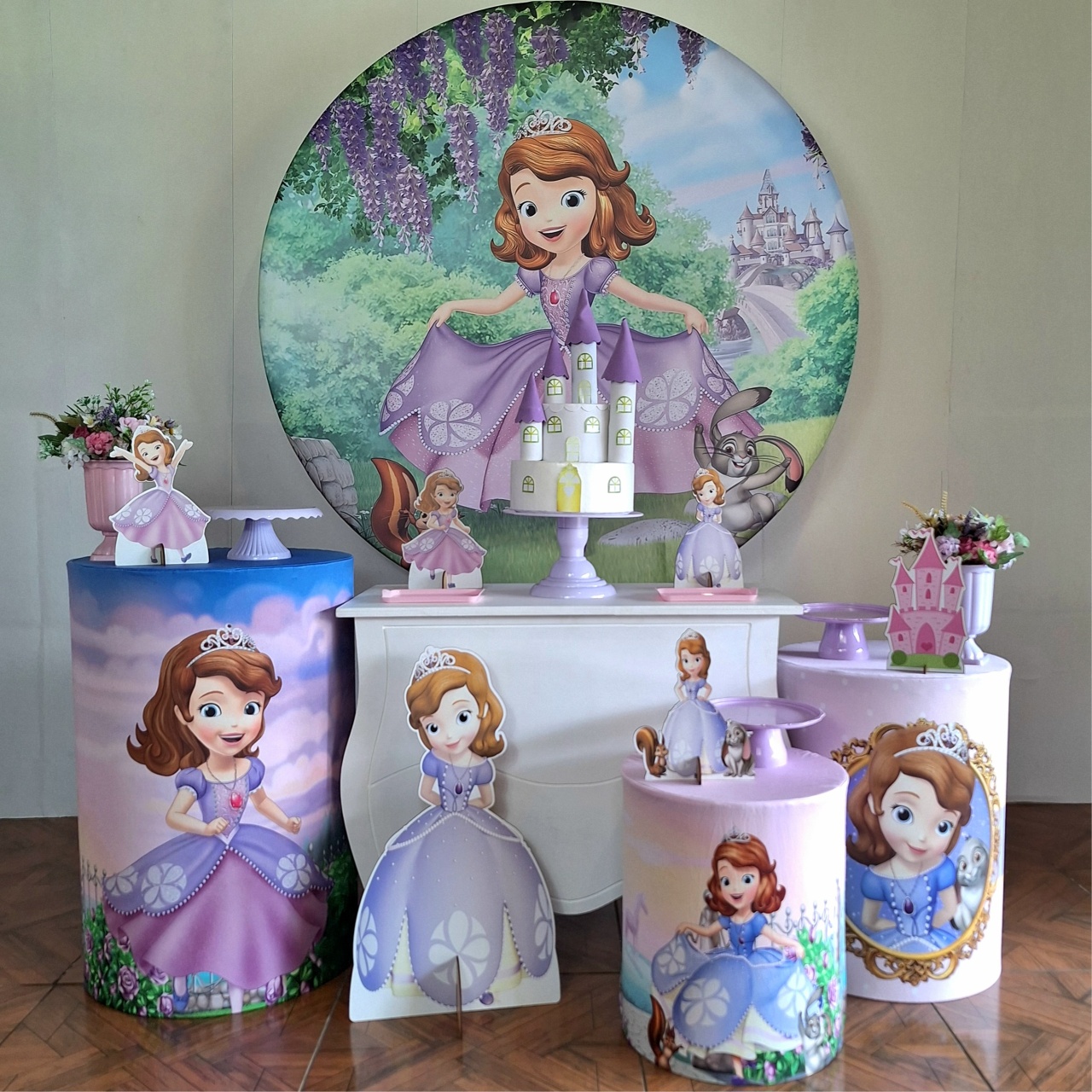 Princesinha Sofia * Kit Prata - LupitoDecoraçõespegueemonte