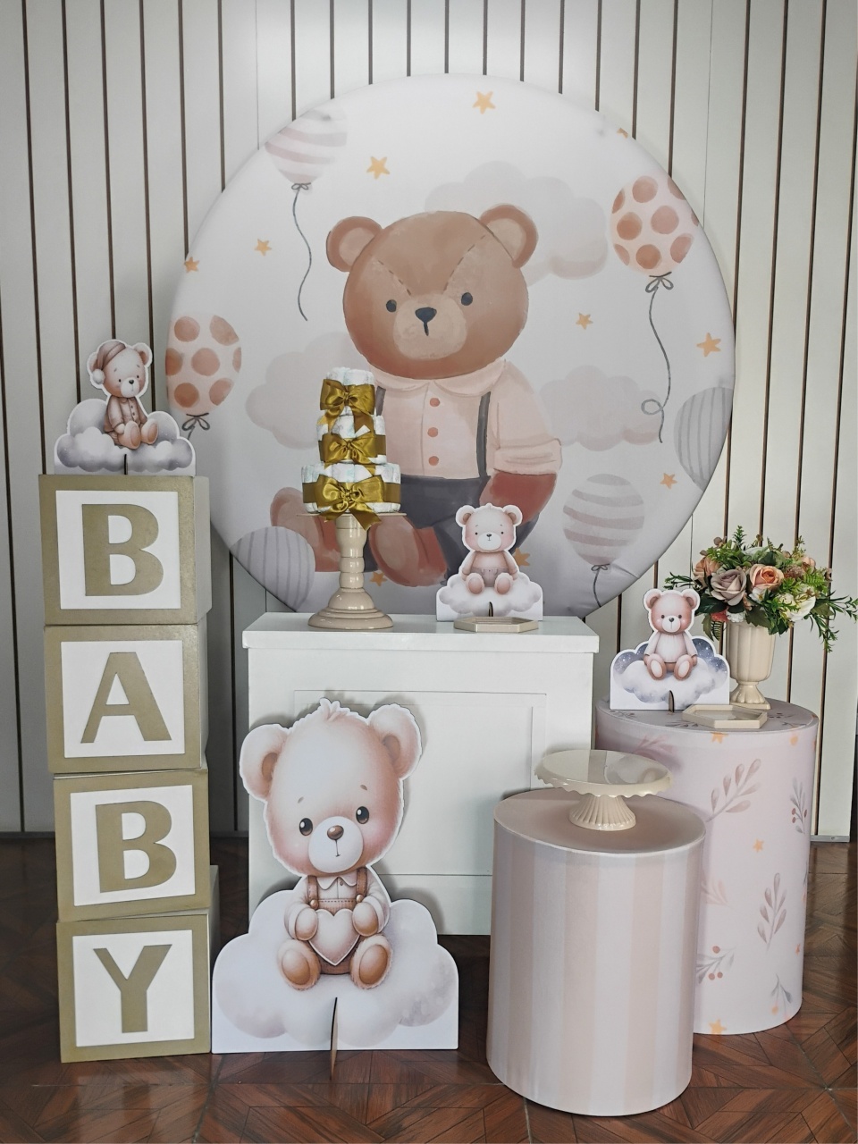 Urso Marrom * Kit Baby Plus - LupitoDecoraçõespegueemonte