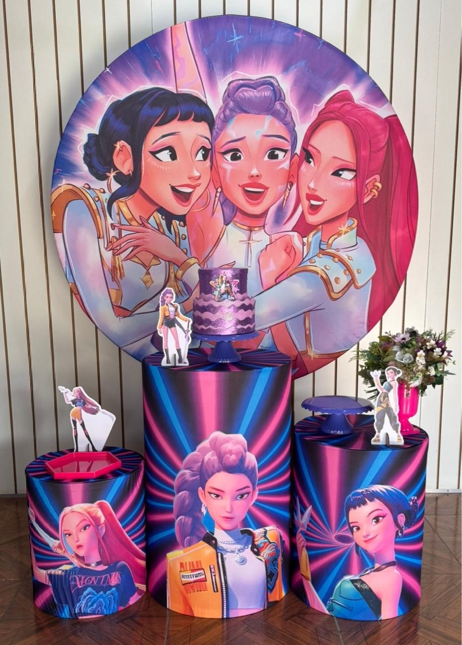 Guerreiras Do K-Pop * Kit Bronze - LupitoDecoraçõespegueemonte
