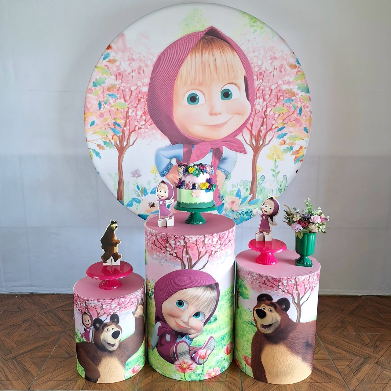 Masha E O Urso * Kit Bronze - LupitoDecoraçõespegueemonte