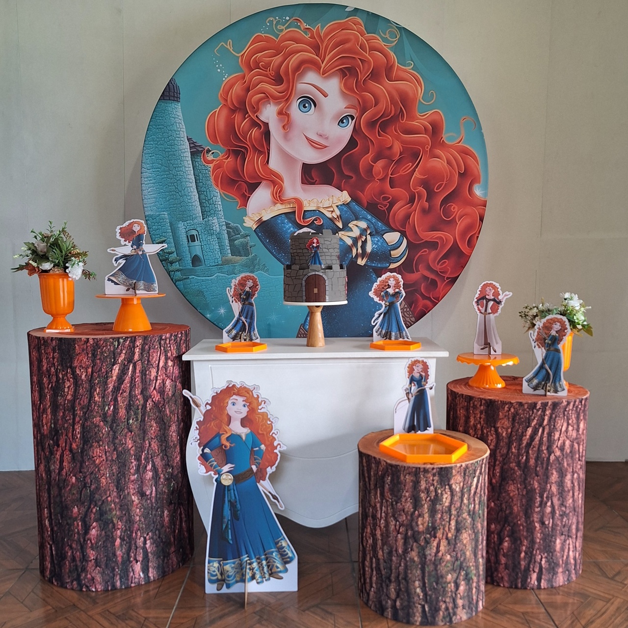 Merida Valente * Kit Prata - LupitoDecoraçõespegueemonte
