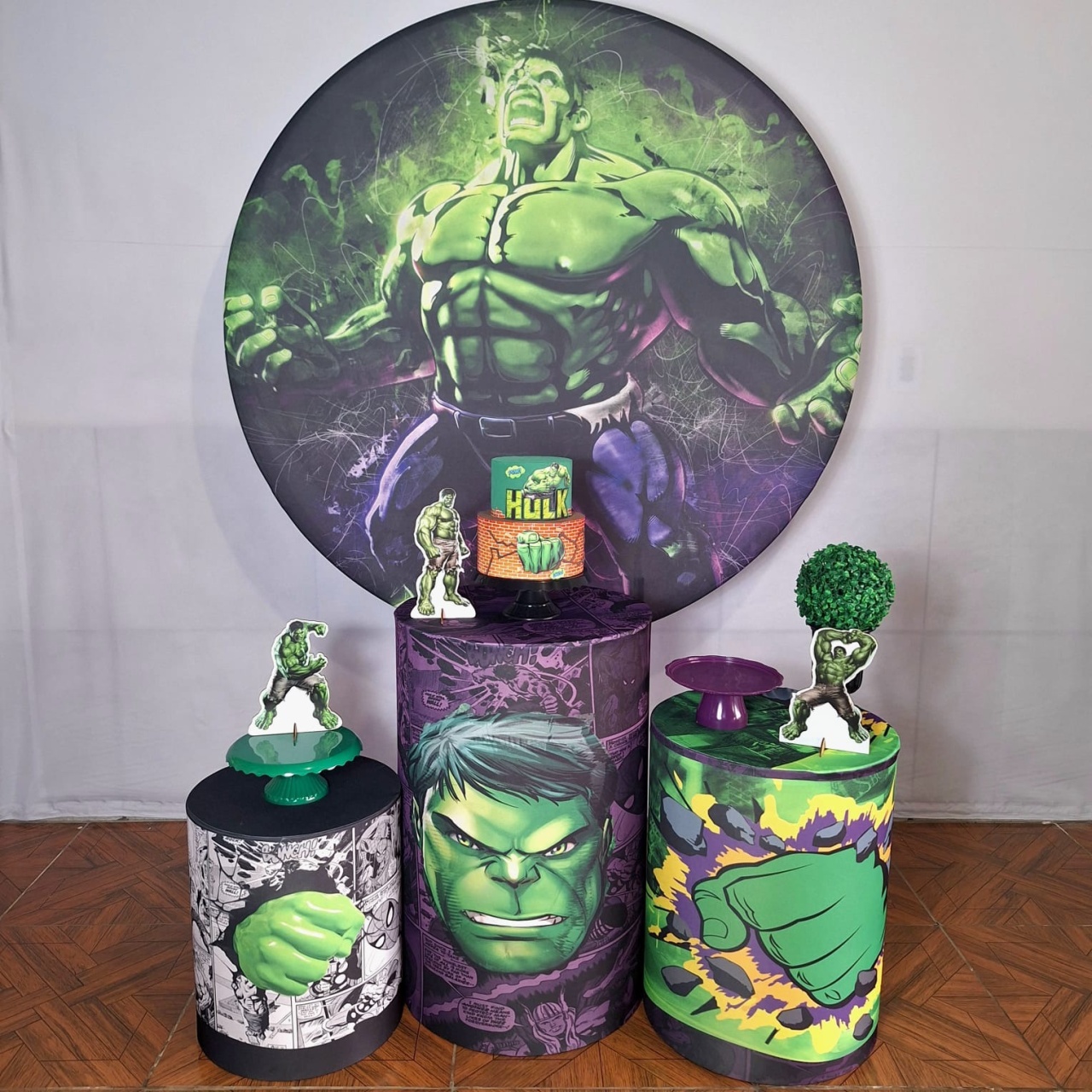 Hulk * Kit Bronze - LupitoDecoraçõespegueemonte