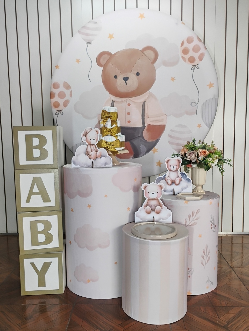 Urso Marrom * Kit Baby - LupitoDecoraçõespegueemonte