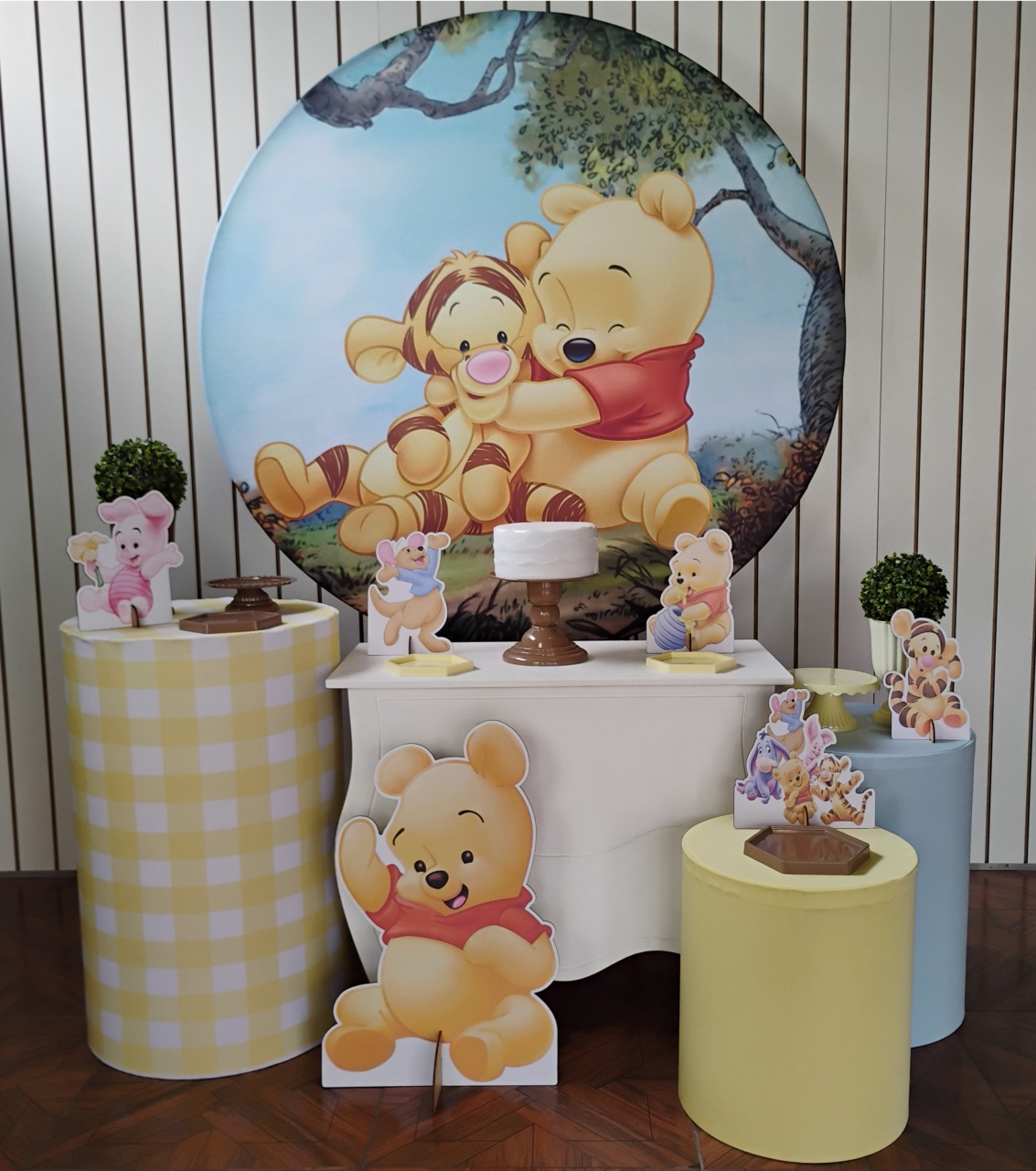 Ursinho Pooh * Kit Prata - LupitoDecoraçõespegueemonte