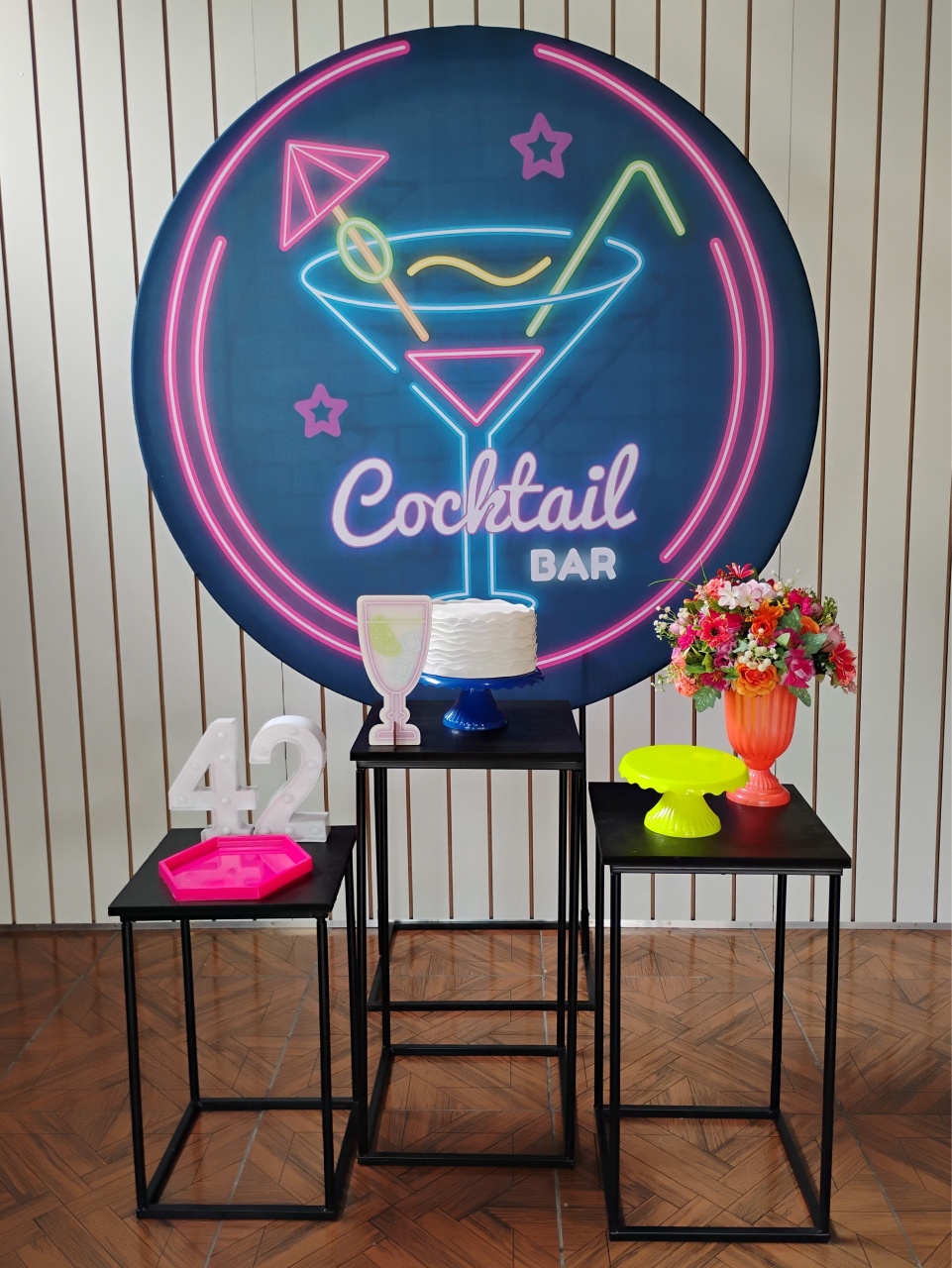 Cocktail Bar * Kit Mesas - LupitoDecoraçõespegueemonte