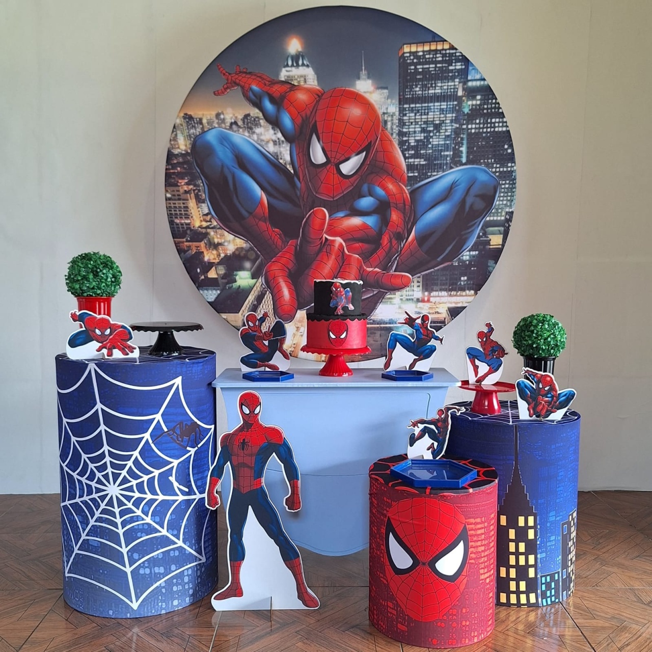 Homem Aranha * Kit Prata - LupitoDecoraçõespegueemonte