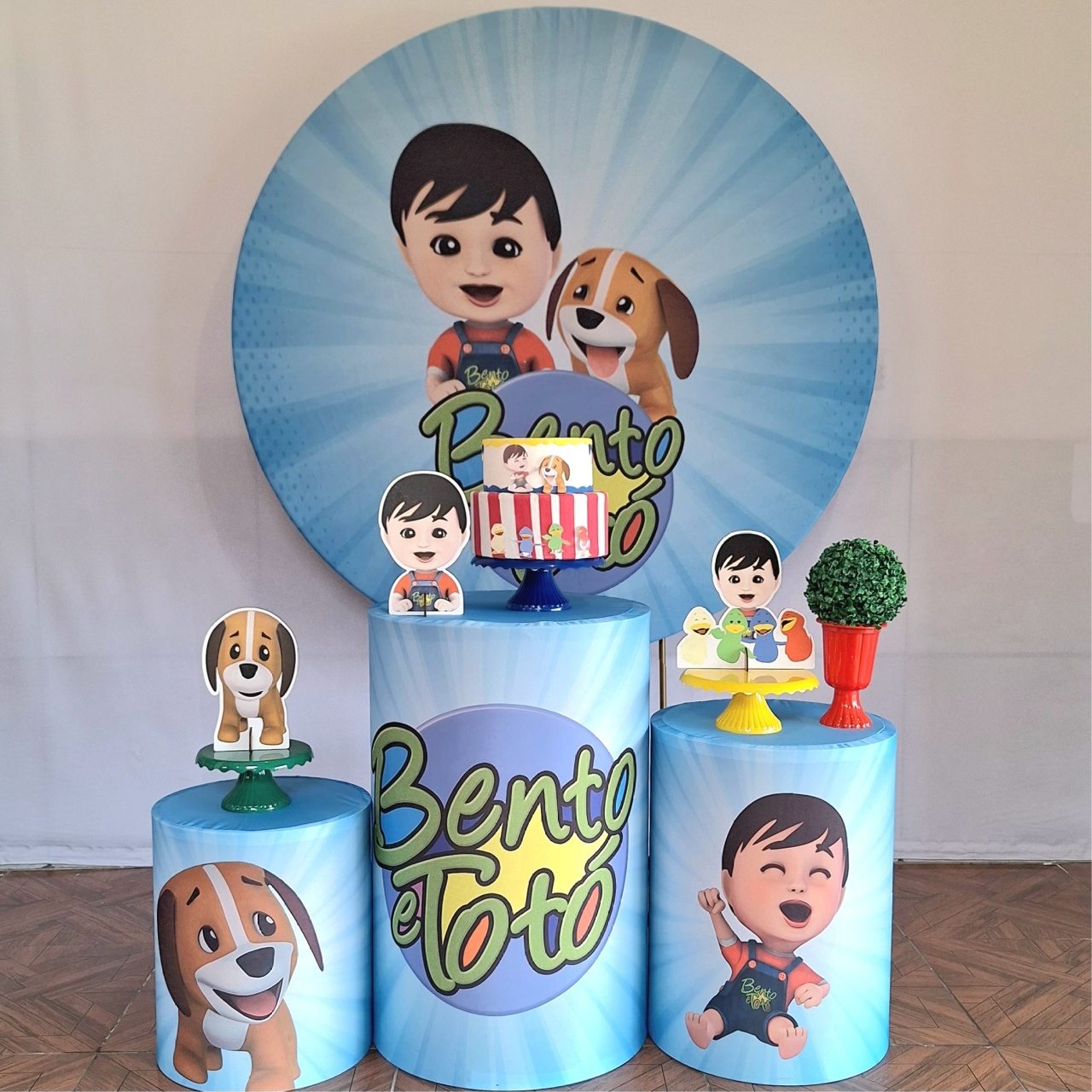 Bento E Totó * Kit Bronze - LupitoDecoraçõespegueemonte