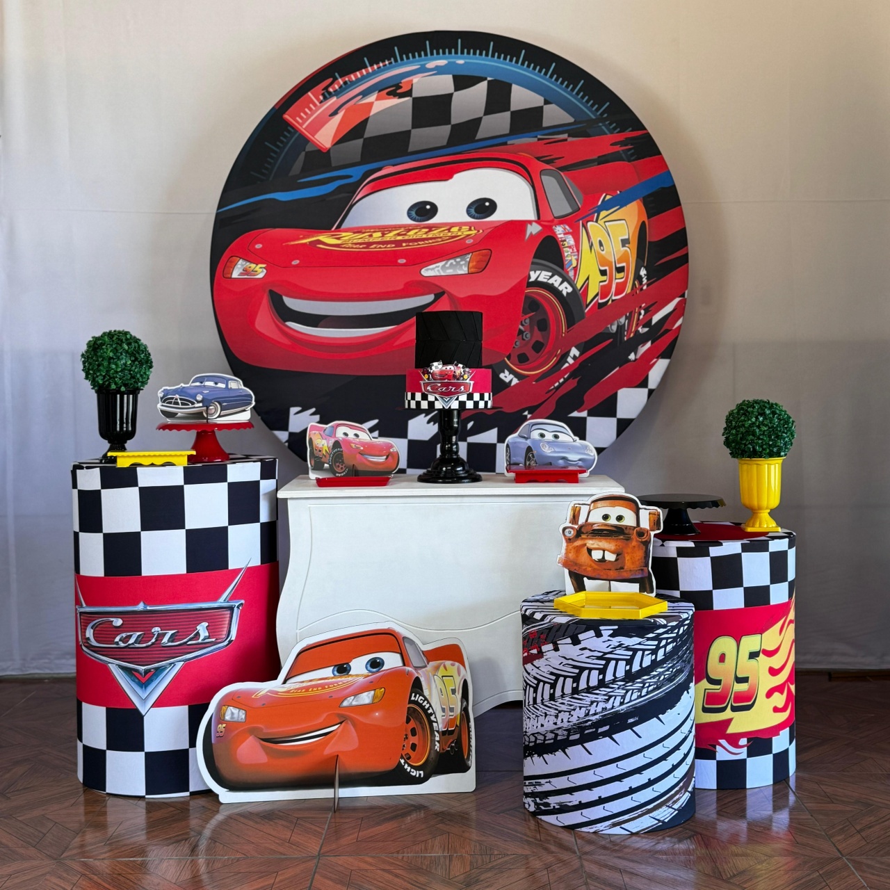 Carros Mcqueen * Kit Prata - LupitoDecoraçõespegueemonte