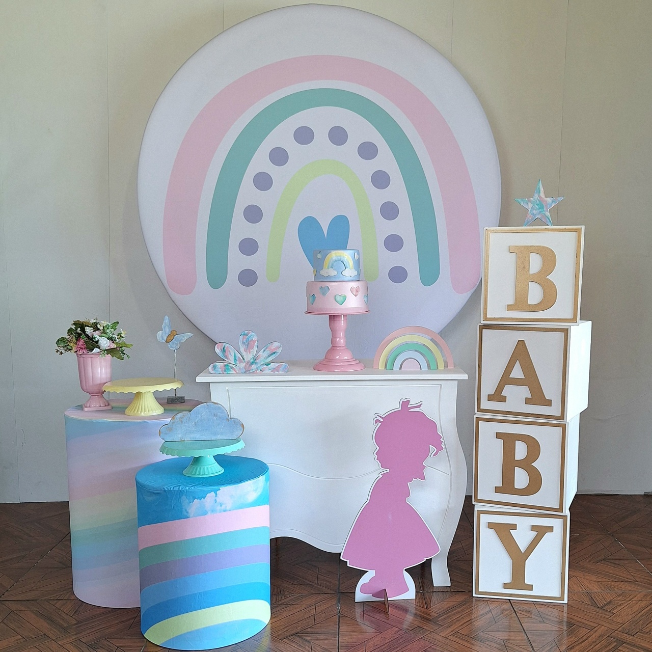 Arco Iris * Kit Baby Plus - LupitoDecoraçõespegueemonte