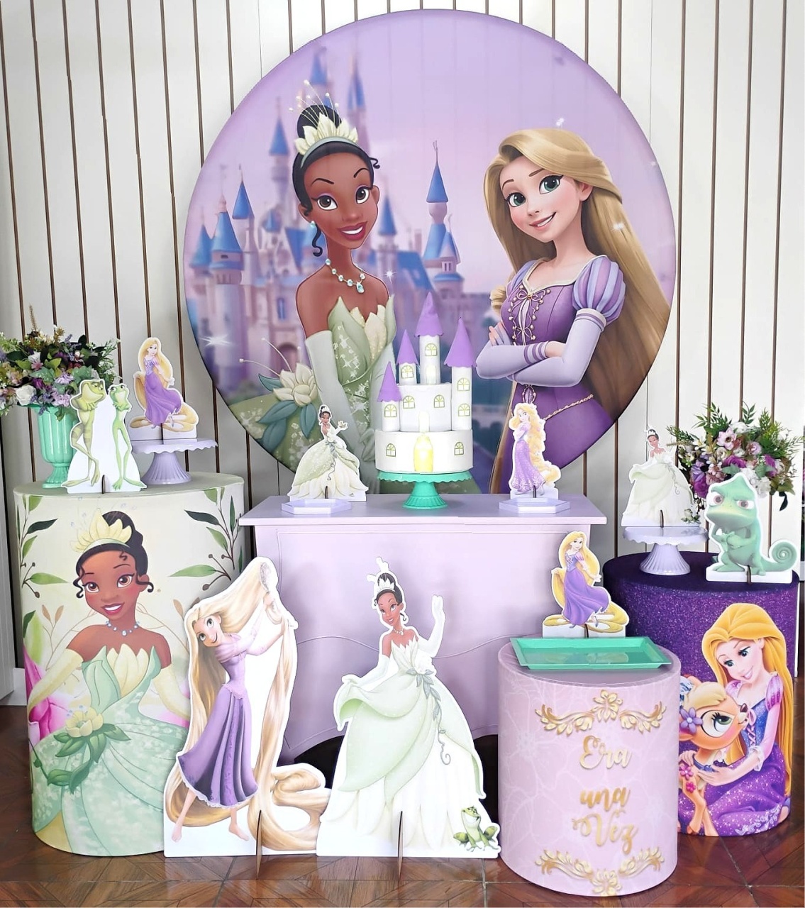 Enrolados E Tiana * Kit Prata - LupitoDecoraçõespegueemonte