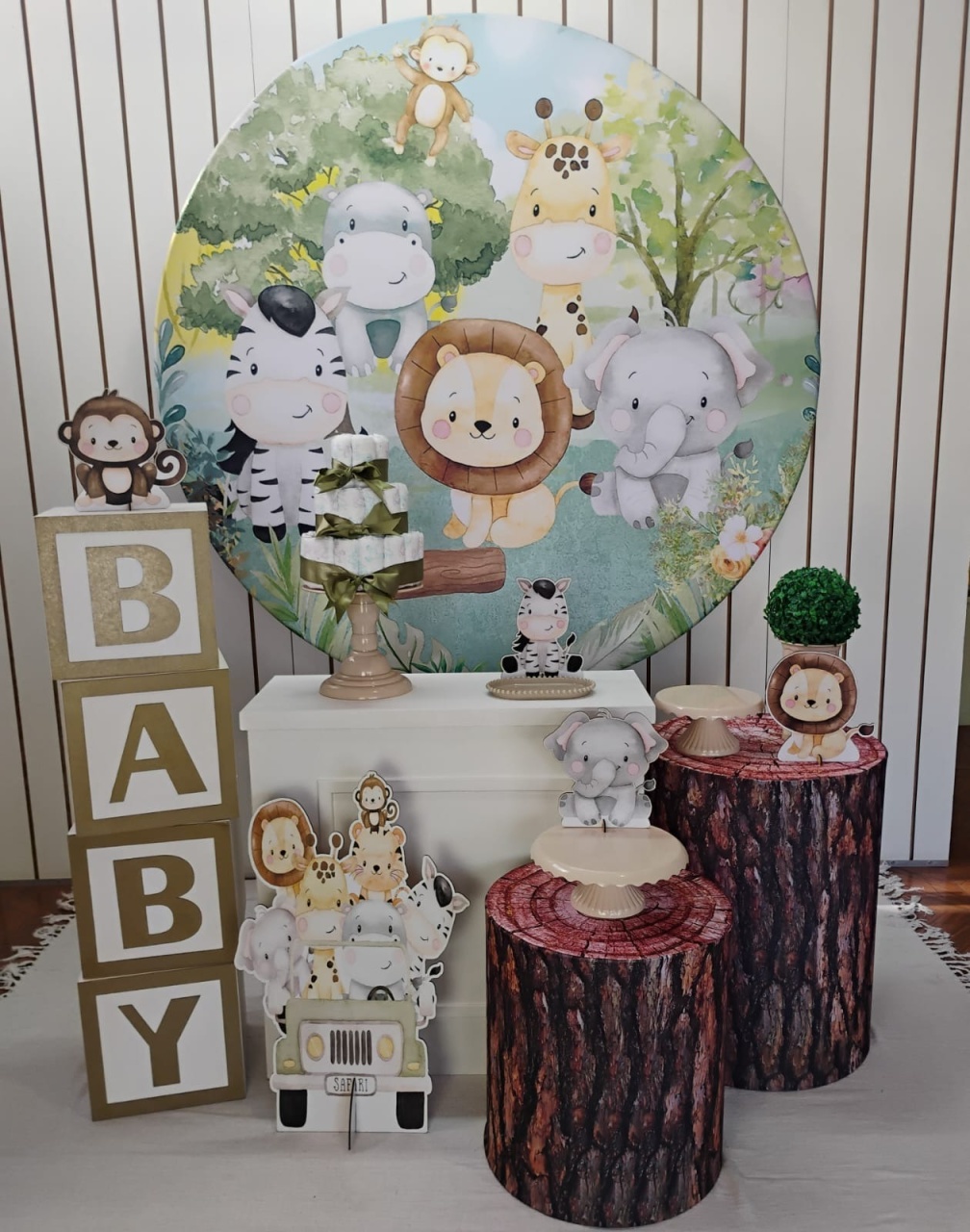 Safari * Kit Baby Plus - LupitoDecoraçõespegueemonte