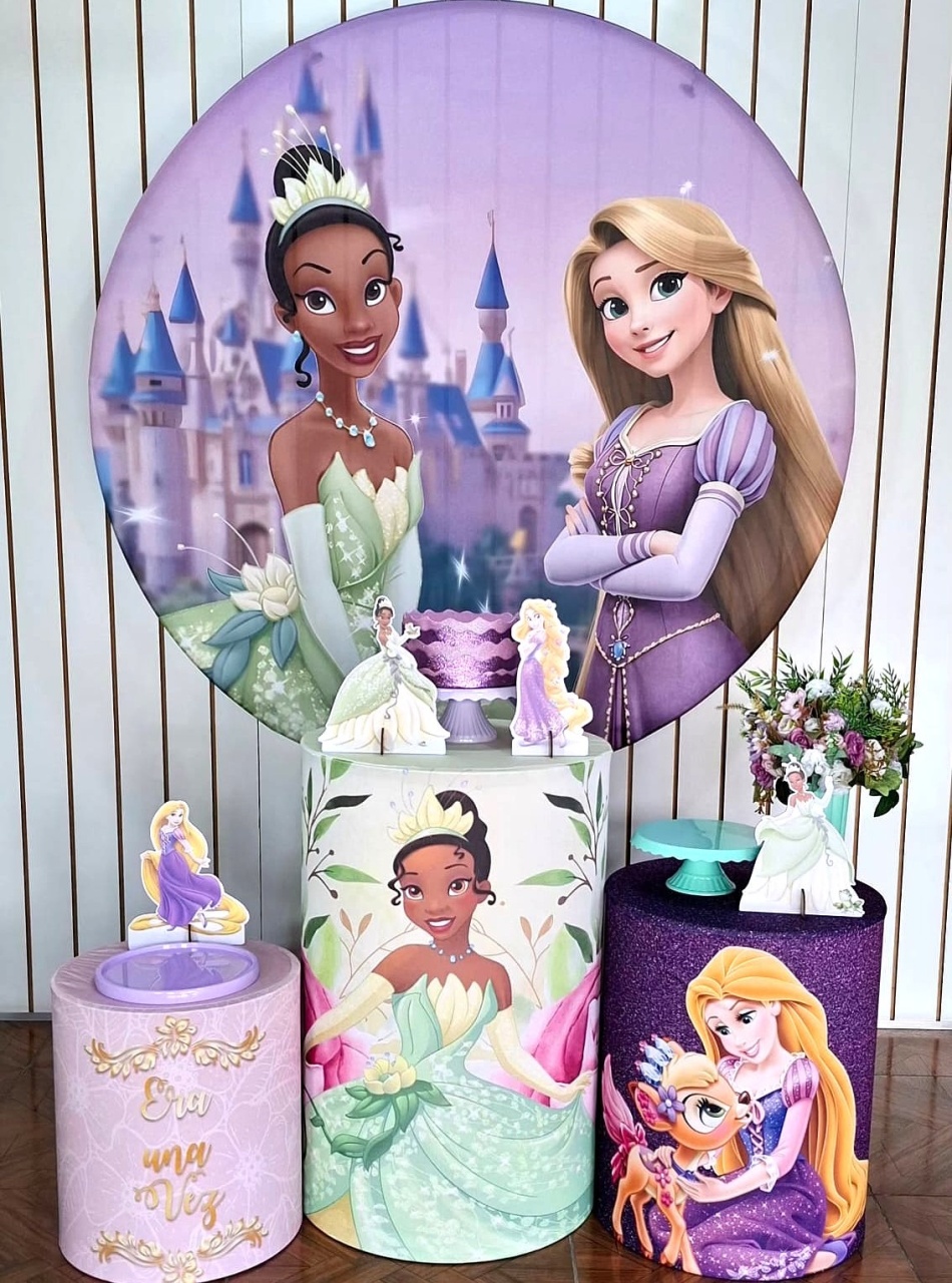 Enrolados E Tiana * Kit Bronze - LupitoDecoraçõespegueemonte