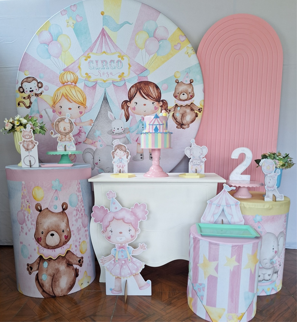 Circo * Kit Diamante 2 - LupitoDecoraçõespegueemonte