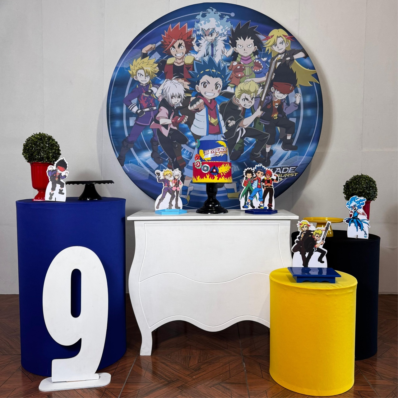 Beyblade * Kit Prata - LupitoDecoraçõespegueemonte