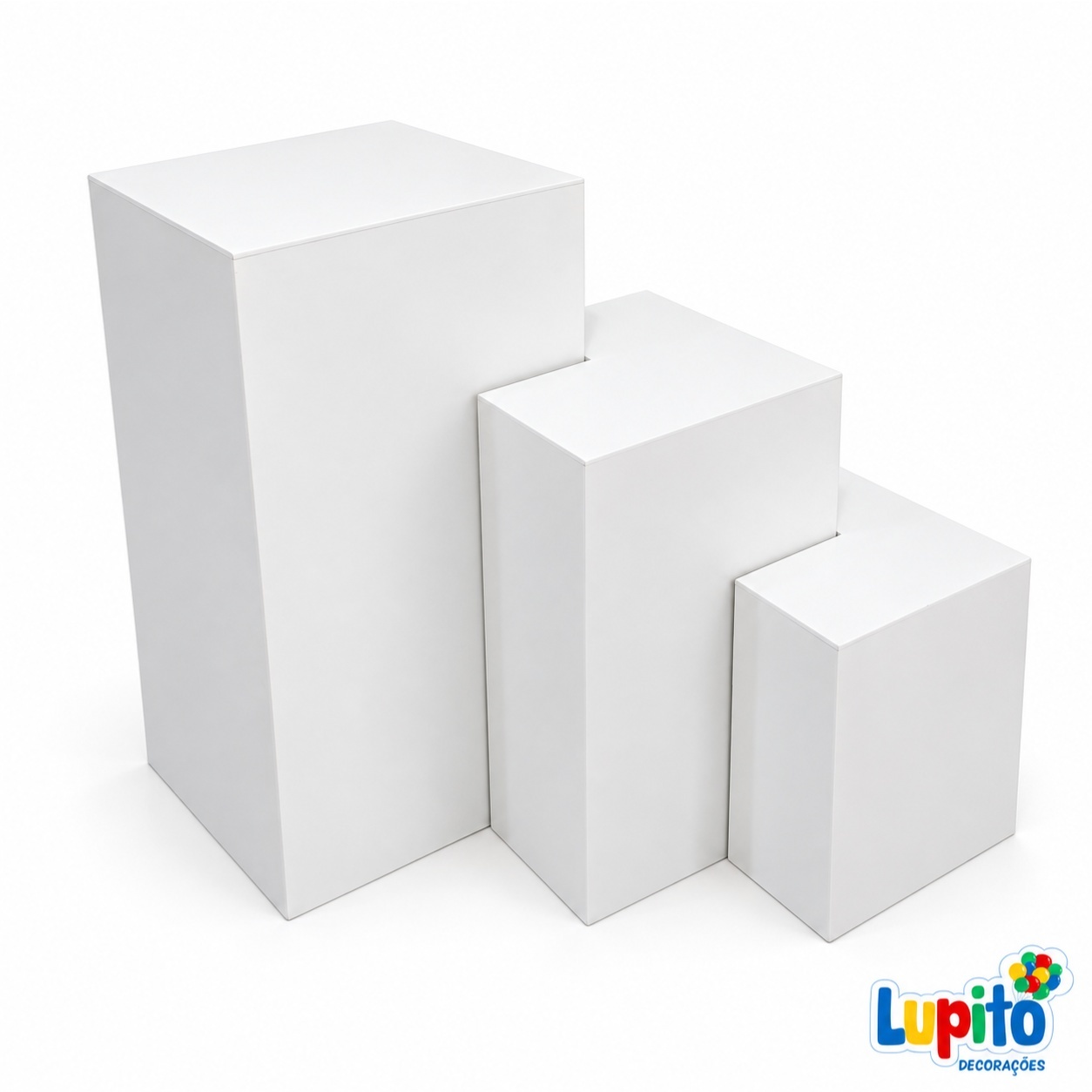 Trio Mesa Cubo Encaixe - LupitoDecoraçõespegueemonte