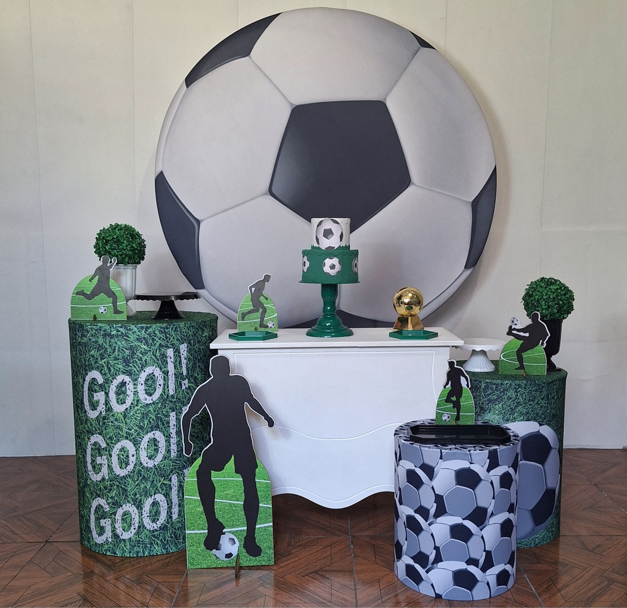 Futebol * Kit Prata - LupitoDecoraçõespegueemonte