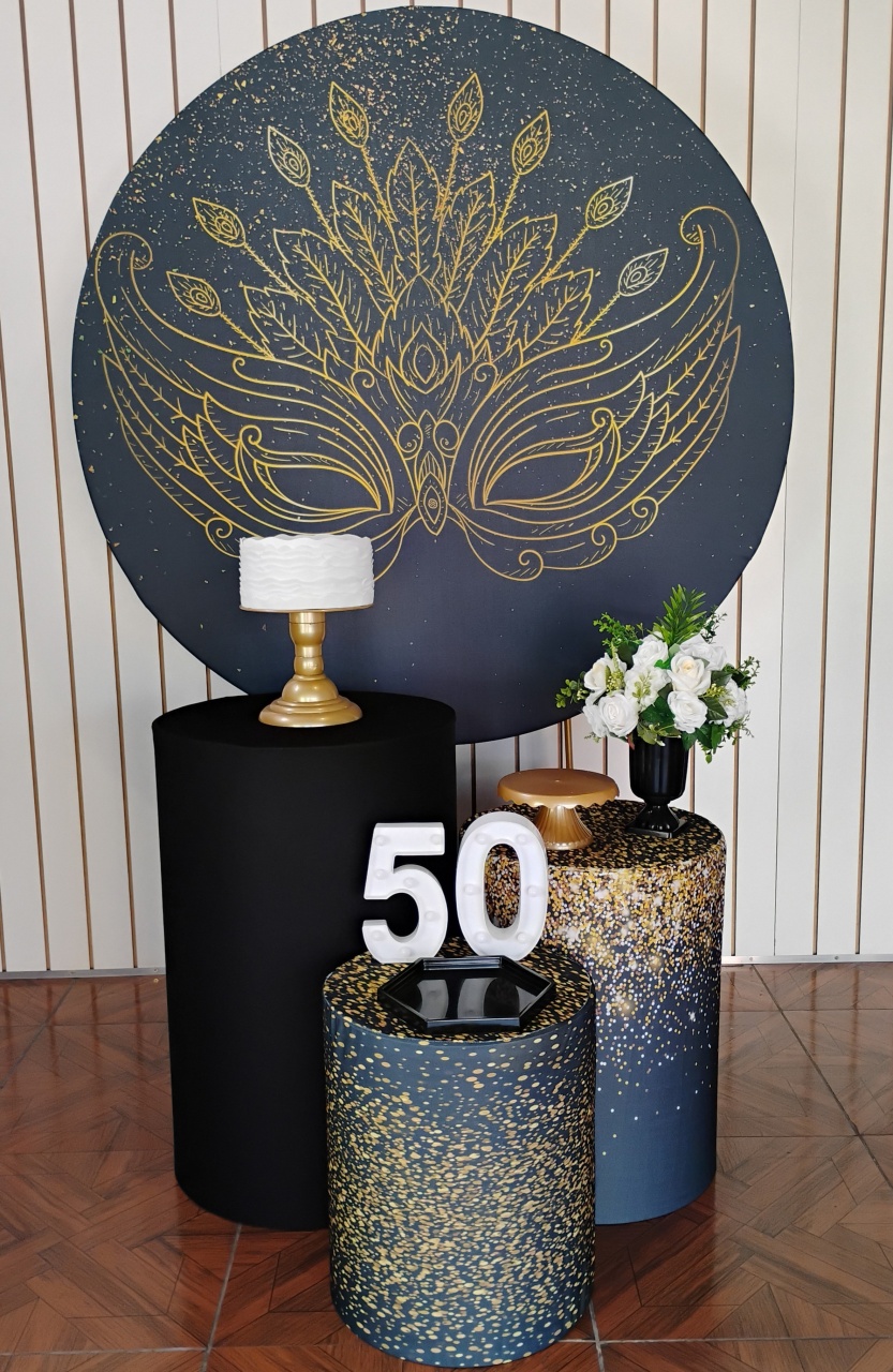 Baile de Mascara * Kit Bronze - LupitoDecoraçõespegueemonte