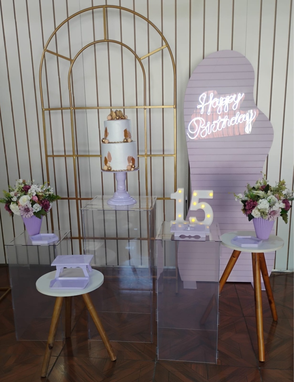 Happy Birthday Lilás * Kit Exclusivo - LupitoDecoraçõespegueemonte