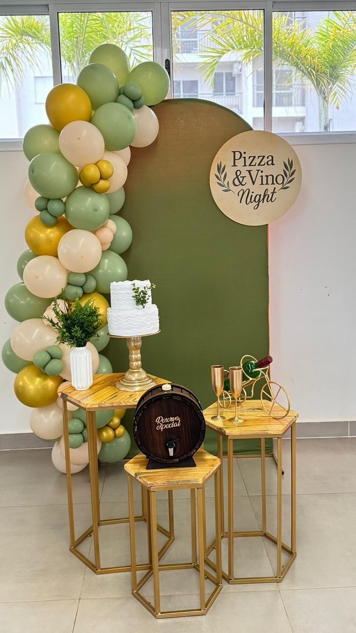 Adulto Pizza E Vinho - LupitoDecoraçõespegueemonte