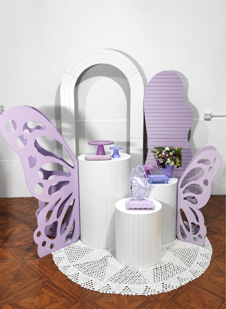 Kit Branco Borboleta Em Ceramica - LupitoDecoraçõespegueemonte
