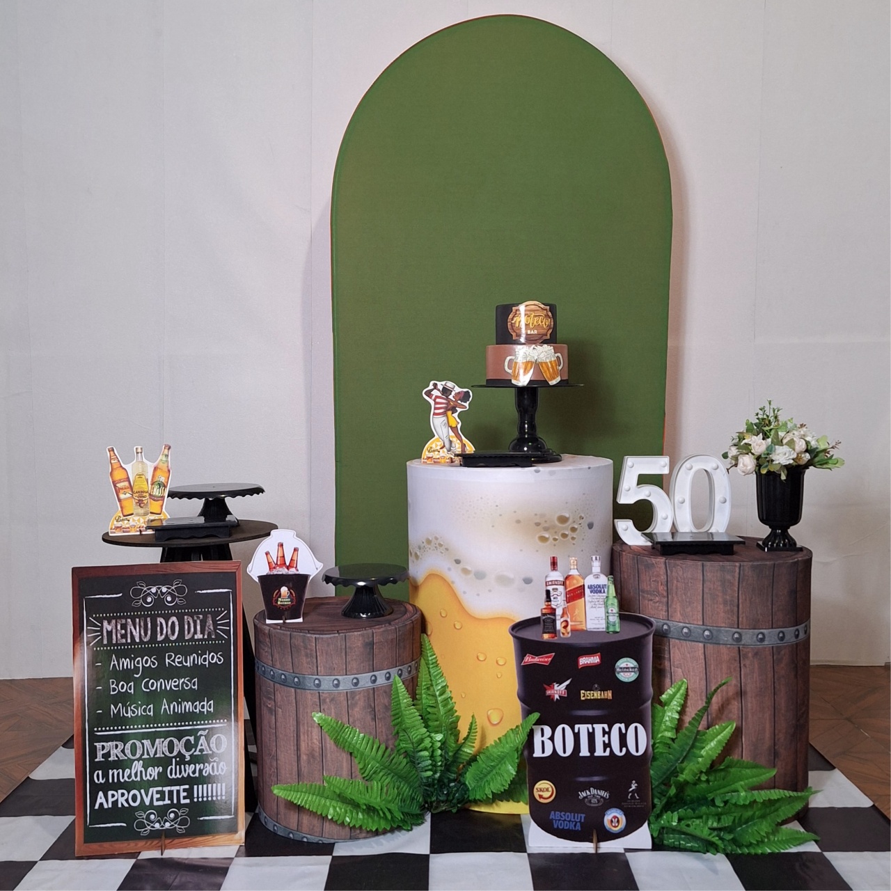 Boteco Chique * Kit Composição - LupitoDecoraçõespegueemonte