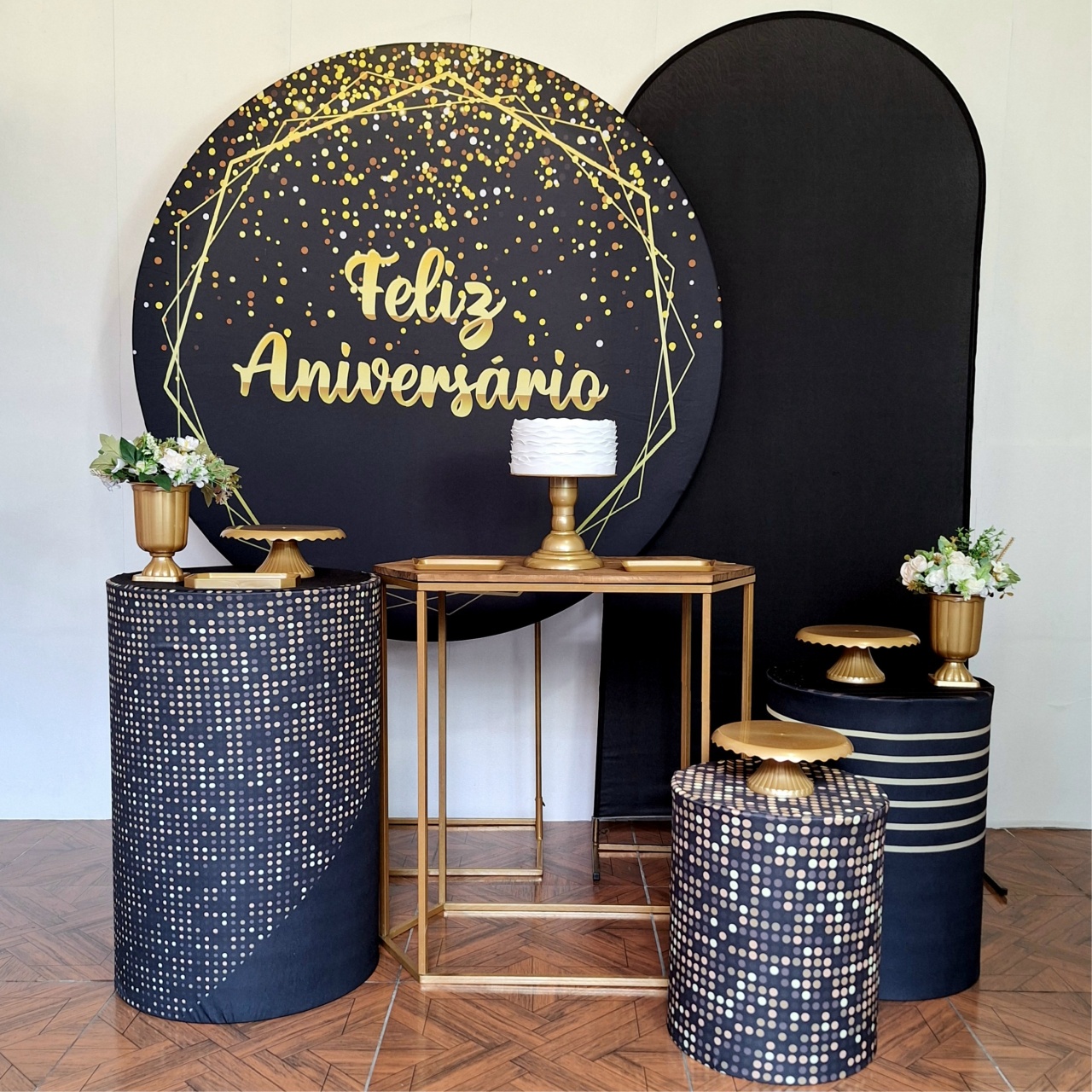 Feliz Aniversario * Kit Diamante Adulto - LupitoDecoraçõespegueemonte
