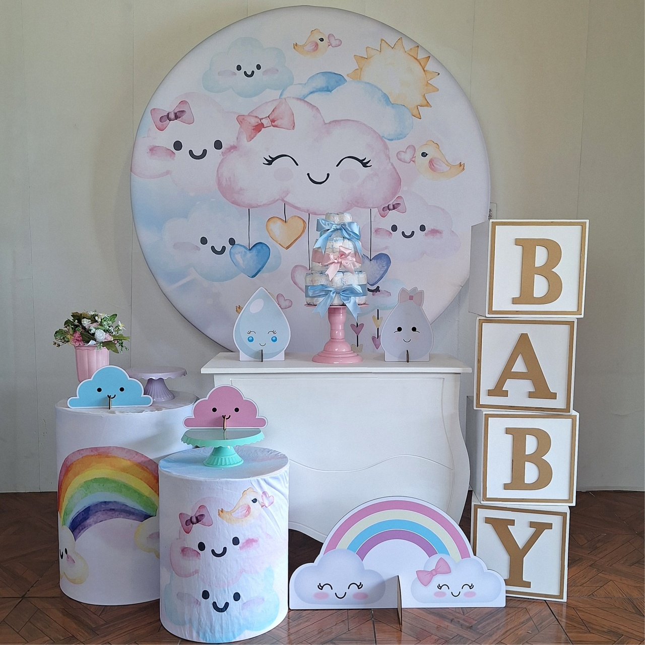 Chá Chuva de Benção  * Kit Baby Plus - LupitoDecoraçõespegueemonte