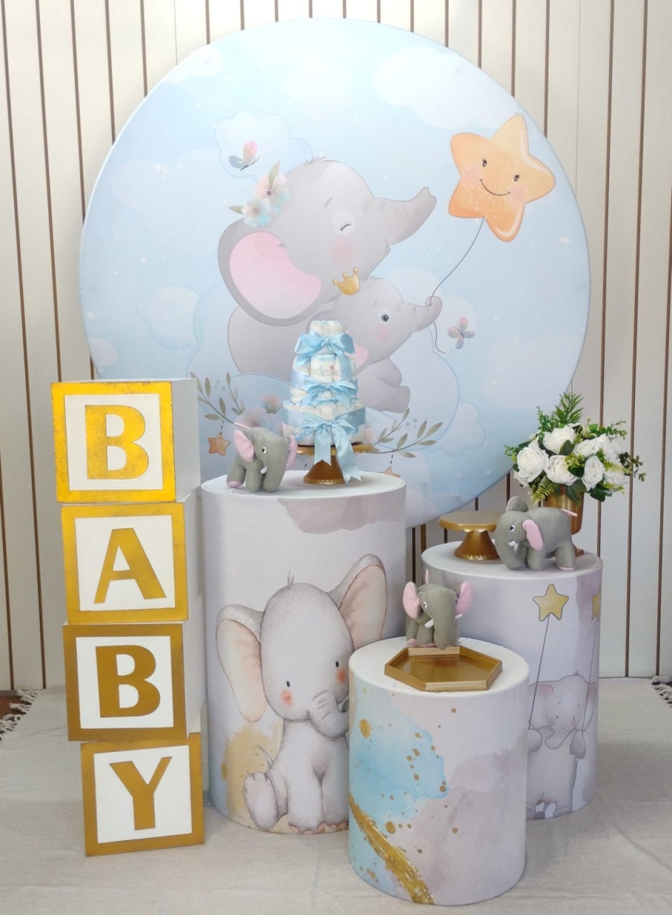 Elefantinho * Kit Baby - LupitoDecoraçõespegueemonte