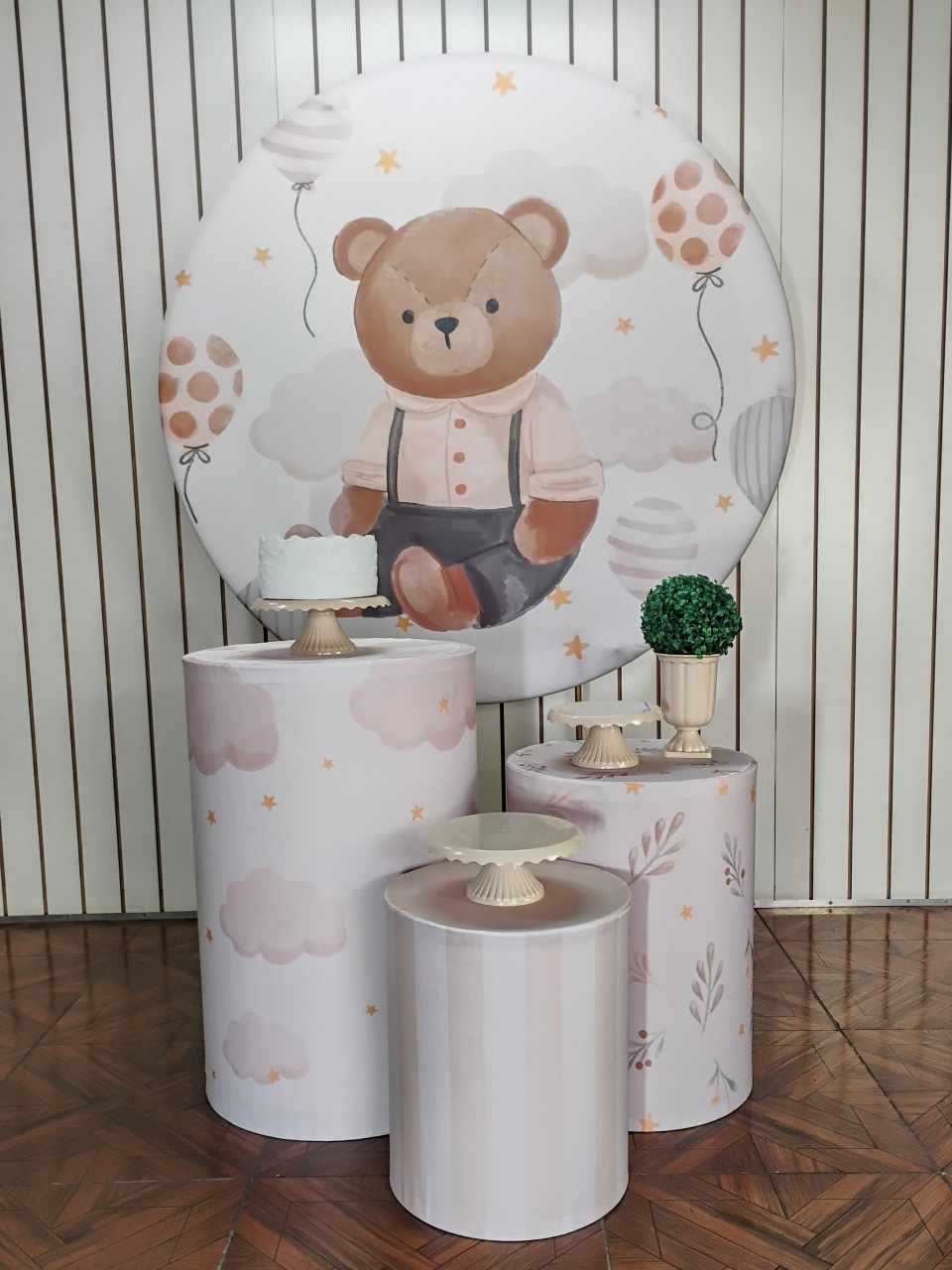 Urso Marrom Simples  - LupitoDecoraçõespegueemonte