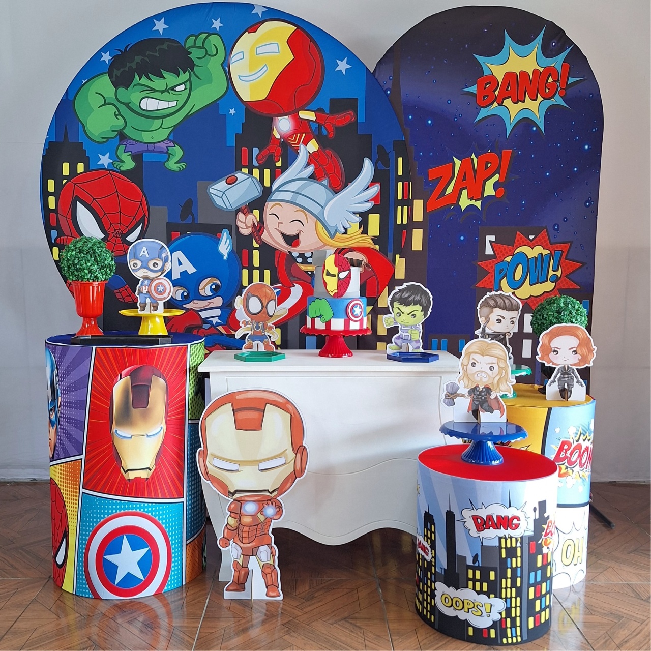 Vingadores Baby * Kit Diamante - LupitoDecoraçõespegueemonte