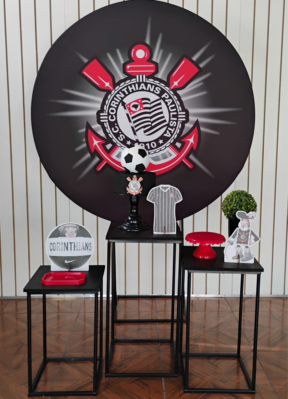Corinthians * Kit Mesas - LupitoDecoraçõespegueemonte