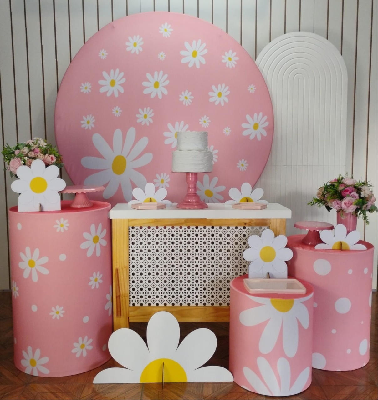 Margarida Rosa * Kit Diamante 2 - LupitoDecoraçõespegueemonte