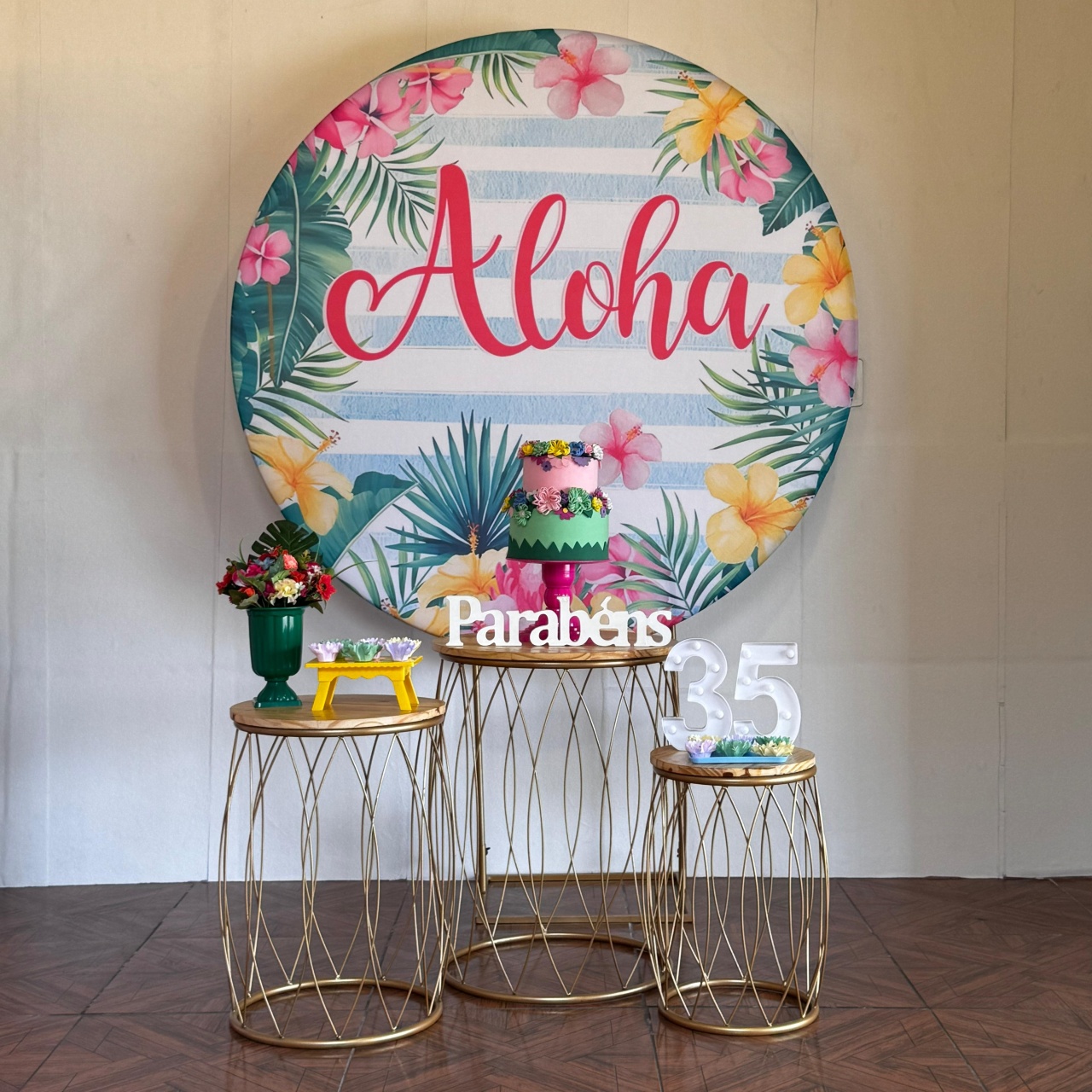 Aloha * Kit Composição Garden - LupitoDecoraçõespegueemonte