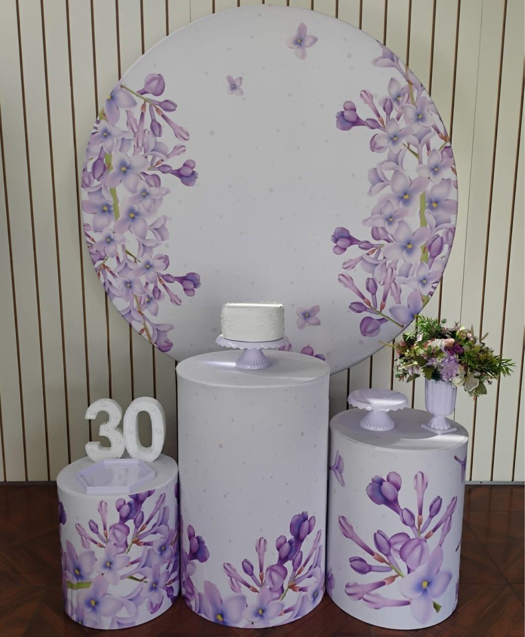 Floral Lilás * Kit Bronze - LupitoDecoraçõespegueemonte
