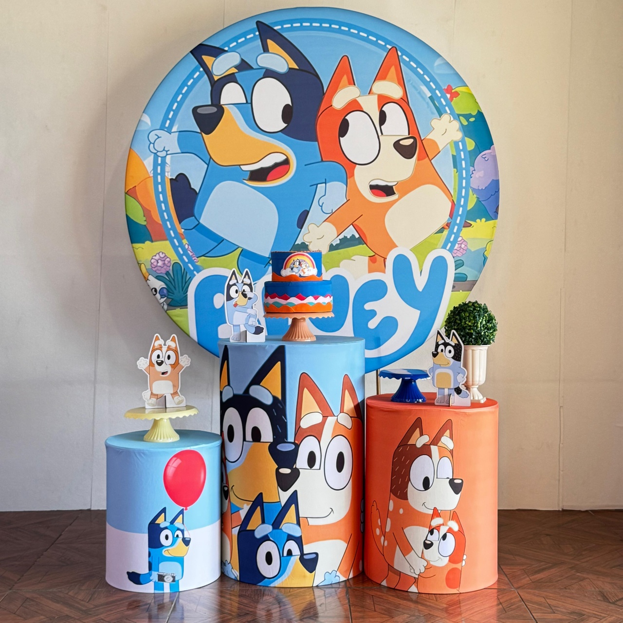 Bluey * Kit Bronze - LupitoDecoraçõespegueemonte