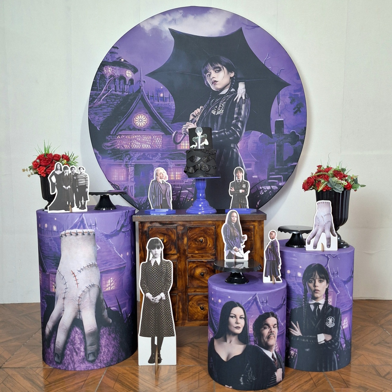 Wandinha * Kit Prata - LupitoDecoraçõespegueemonte