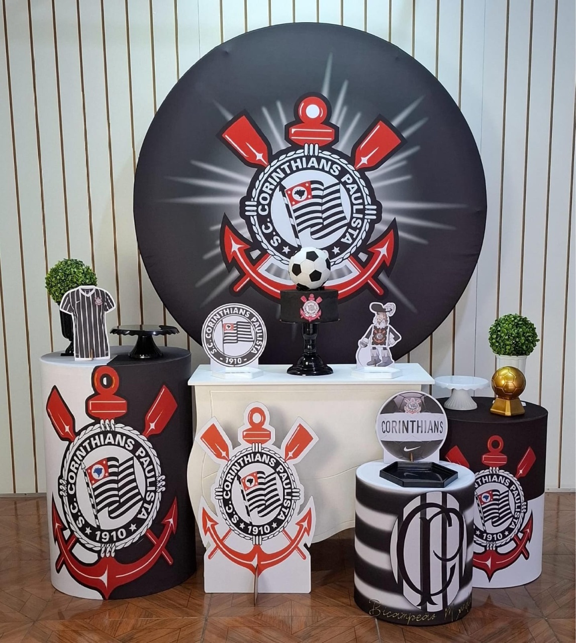 Corinthians * Kit Prata - LupitoDecoraçõespegueemonte