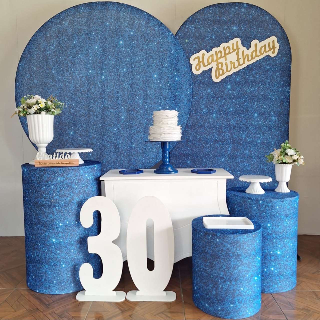 Glitter Azul * Kit Diamante - LupitoDecoraçõespegueemonte