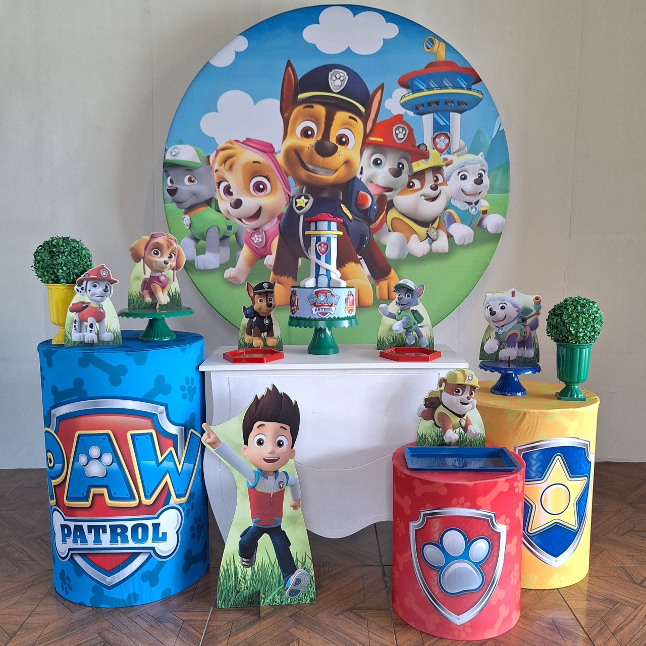 Patrulha Canina * Kit Prata - LupitoDecoraçõespegueemonte